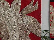 Jute Wall Art ~ Ganesha { Design D }